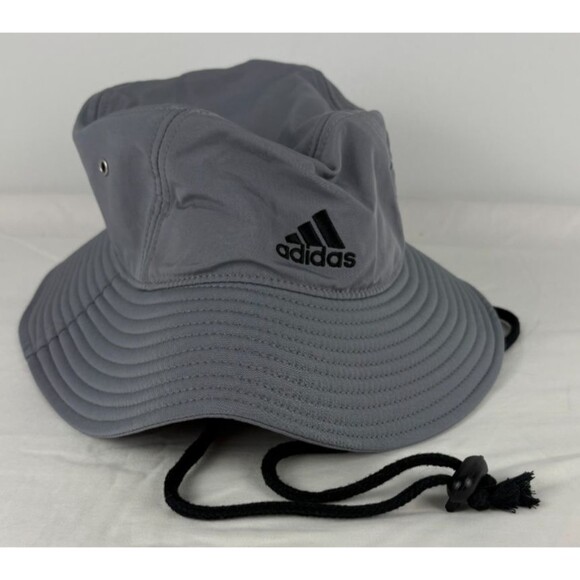 adidas Other - adidas Victory Bucket Hat Gray AEROREADY Sun Boonie NWOT Adjustable Strap UPF50